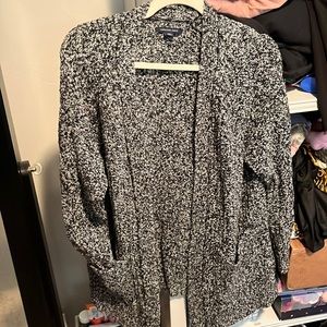 American Eagle size XS… Salt and pepper colored oversized long cardigan